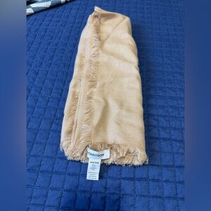 Nordstrom Tan Scarf - 55% Cashmere